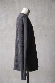画像6: Wir Lineal / リネアル / KL012-W111 / MordiRoy knit Backcross Calm LONG SLEEVE / Kreuzigung (6)