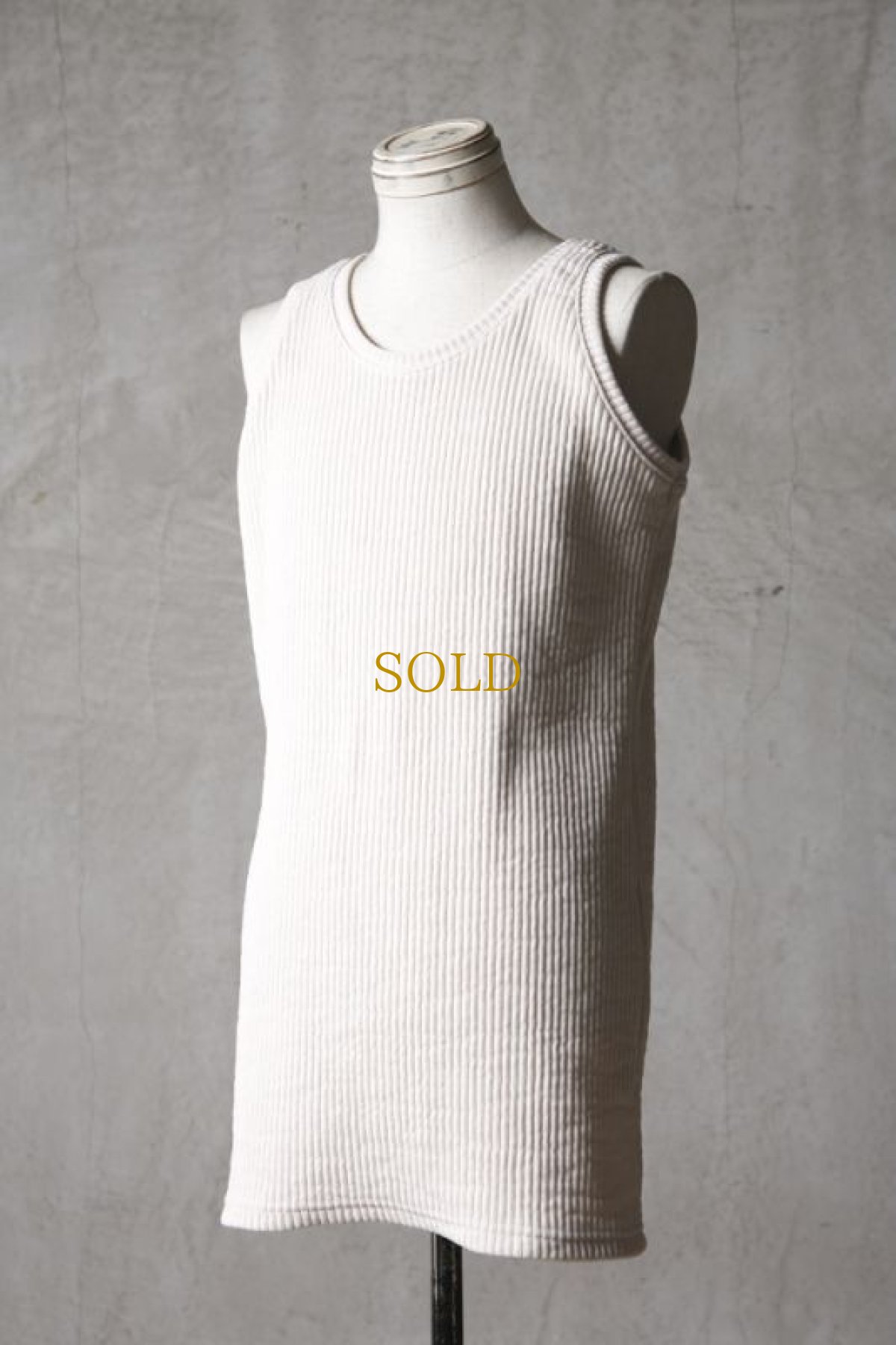 画像3: Wir Lineal / リネアル / 42L4210W107 / バッククロスフラットタンクトップ / Zikadenstimme (3)