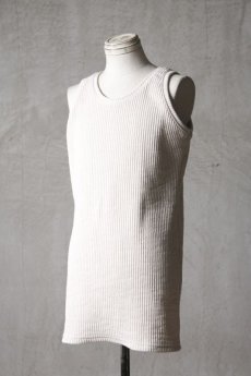 画像3: Wir Lineal / リネアル / KL012-W120 / MordiRoy knit Backcross Depth TANK TOP / Aufregung (3)