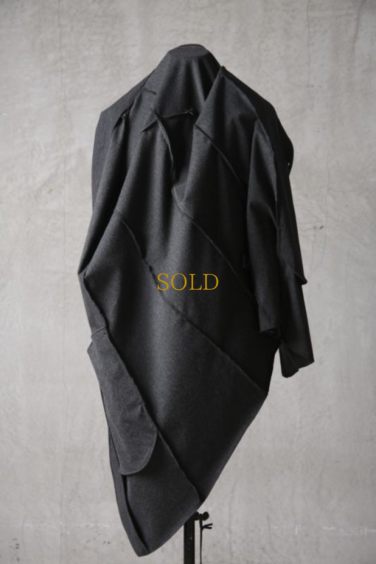 画像11: Wir Lineal / リネアル / KL011-W112 / Protean knit melton Inorganic DRESS CARDIECOAT / Bosch (11)