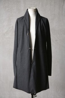 画像2: Wir Lineal / リネアル / KL011-W112 / Protean knit melton Inorganic DRESS CARDIECOAT / Bosch (2)