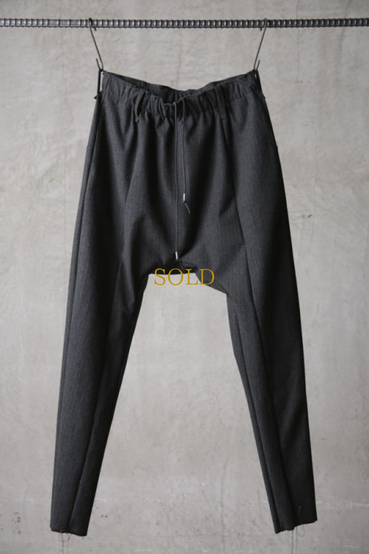 画像1: Wir Lineal / リネアル / KL011-W110 / Protean knit melton Inorganic DRESS PANTS #2 / Nadel (1)