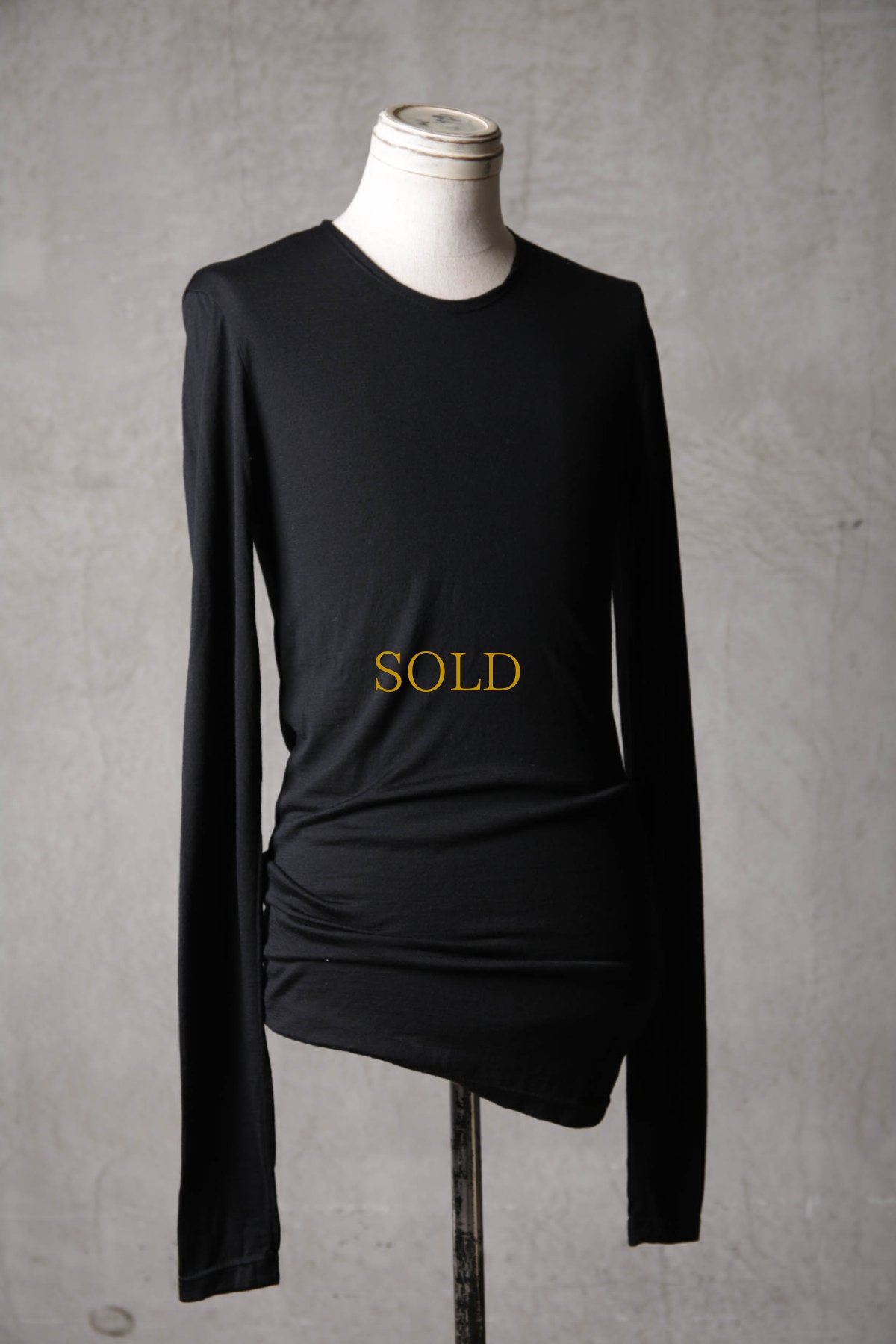 画像12: Thee Old CIRCUS / K002-1002 / SP120 by skin wool 2/72 / Horizontal U NECK LONG SLEEVE (12)