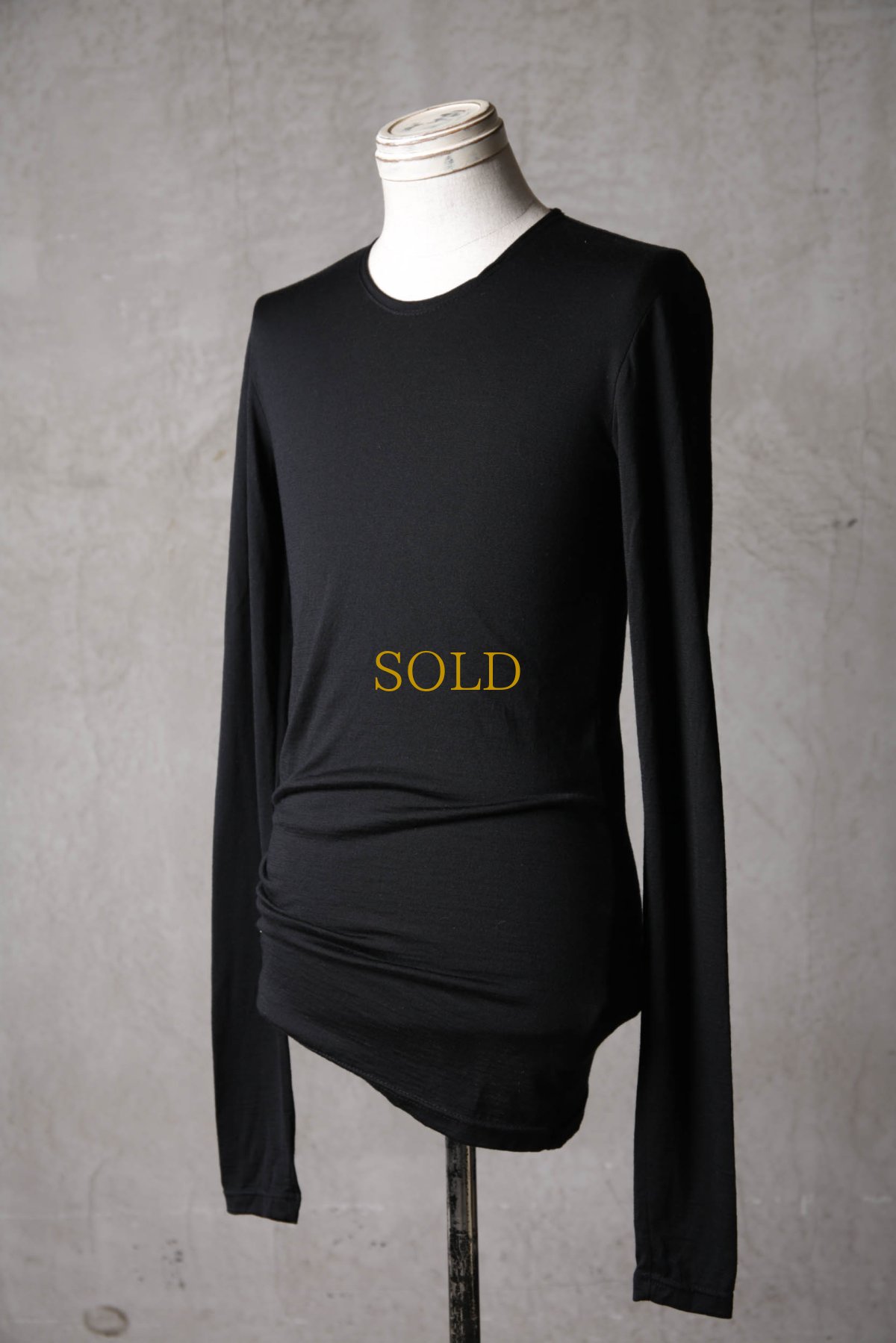 画像11: Thee Old CIRCUS / K002-1002 / SP120 by skin wool 2/72 / Horizontal U NECK LONG SLEEVE (11)