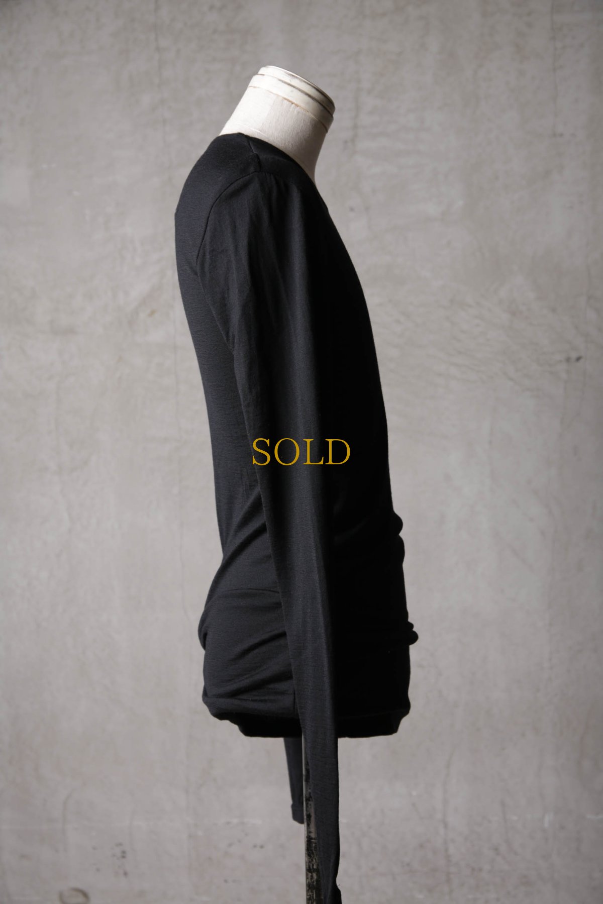 画像14: Thee Old CIRCUS / K002-1002 / SP120 by skin wool 2/72 / Horizontal U NECK LONG SLEEVE (14)