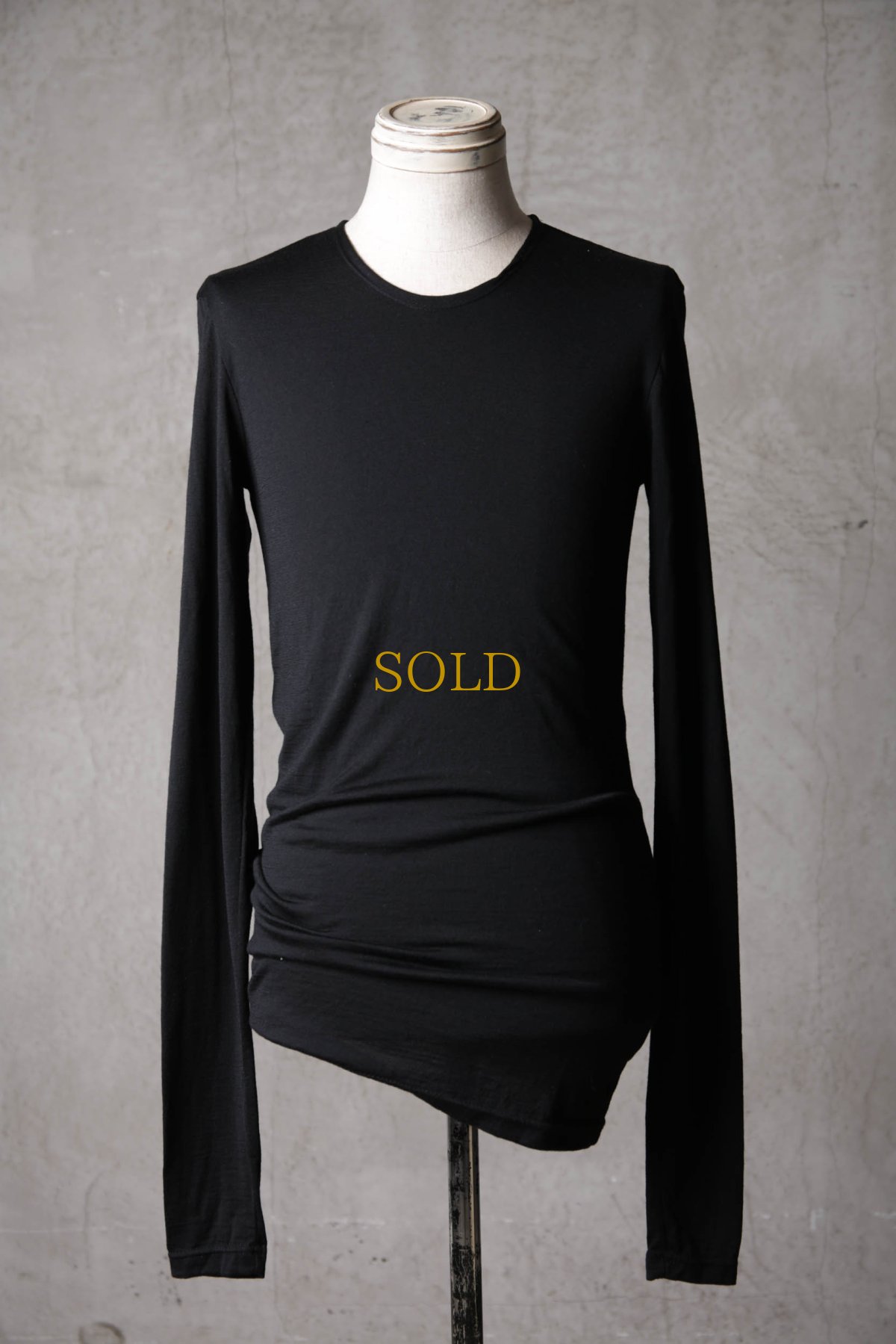 画像10: Thee Old CIRCUS / K002-1002 / SP120 by skin wool 2/72 / Horizontal U NECK LONG SLEEVE (10)