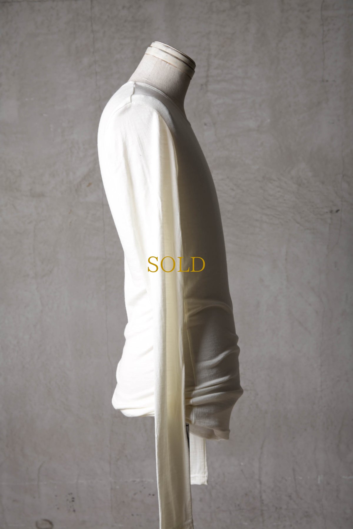 画像6: Thee Old CIRCUS / K002-1002 / SP120 by skin wool 2/72 / Horizontal U NECK LONG SLEEVE (6)