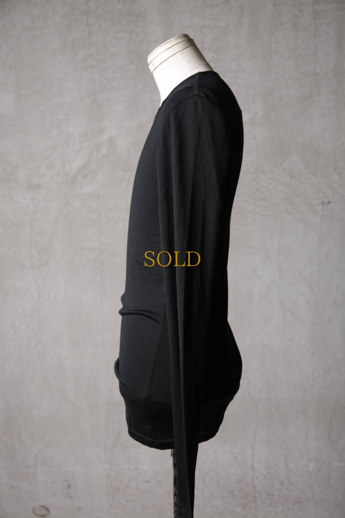 画像13: Thee Old CIRCUS / K002-1002 / SP120 by skin wool 2/72 / Horizontal U NECK LONG SLEEVE (13)