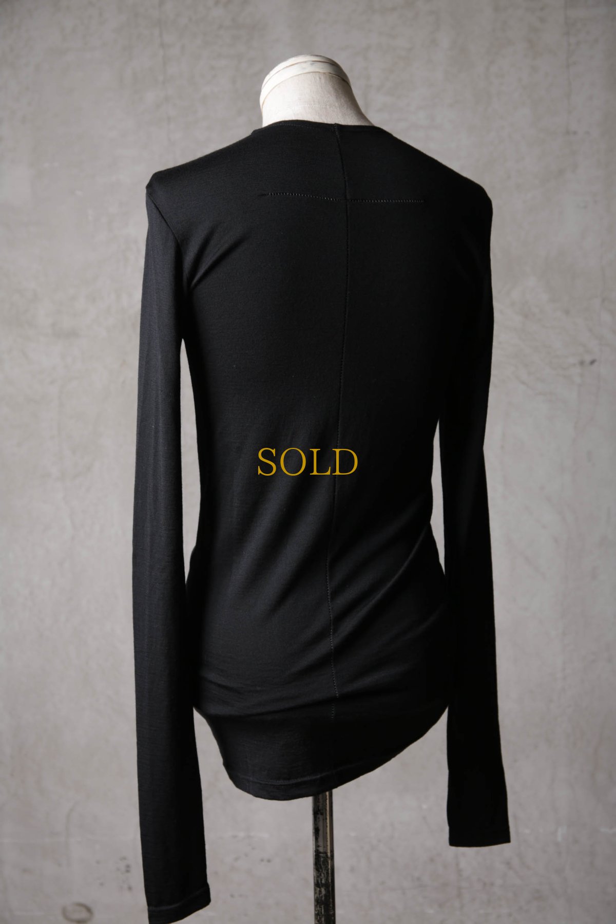 画像16: Thee Old CIRCUS / K002-1002 / SP120 by skin wool 2/72 / Horizontal U NECK LONG SLEEVE (16)