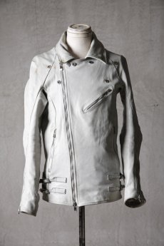 画像2: incarnation / インカネーション / 11-41587S / HORSE LEATHER DOUBLE BREAST MOTO LINED MB-2S (2)