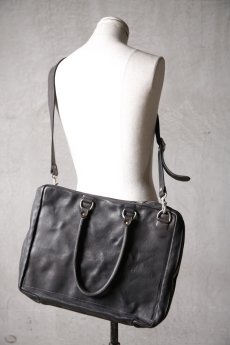 画像3: incarnation / インカネーション / 14-9737 / CALF LEATHER BAG BRIEF CASE  DF-3 LEATHER LINED (3)