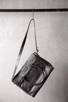 画像5: incarnation / インカネーション / 13M-9557L / HORSE LEATHER + HORSE BUTT LEATHER 2WAY SHOULDER M /WORKER  UNLINED " LARGE " (5)