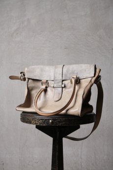 画像8: incarnation / インカネーション / 13M-9557L / HORSE LEATHER + HORSE BUTT LEATHER 2WAY SHOULDER M /WORKER  UNLINED " LARGE " (8)