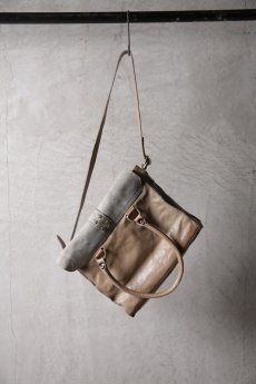 画像3: incarnation / インカネーション / 13M-9557L / HORSE LEATHER + HORSE BUTT LEATHER 2WAY SHOULDER M /WORKER  UNLINED " LARGE " (3)