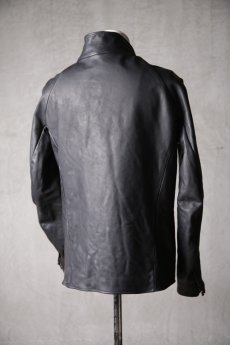 画像7: incarnation / インカネーション / H16-41867 / HEAVY WEIGHT BABY CALF LEATHER HI COLLAR ZIP BLOUSON JB-5 TYPE 2 (7)
