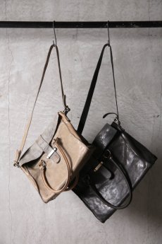 画像1: incarnation / インカネーション / 13M-9557L / HORSE LEATHER + HORSE BUTT LEATHER 2WAY SHOULDER M /WORKER  UNLINED " LARGE " (1)