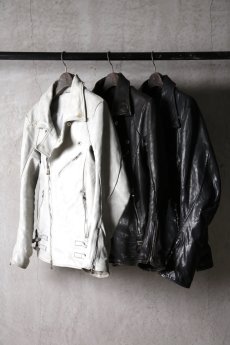 画像1: incarnation / インカネーション / 11-41587S / HORSE LEATHER DOUBLE BREAST MOTO LINED MB-2S (1)