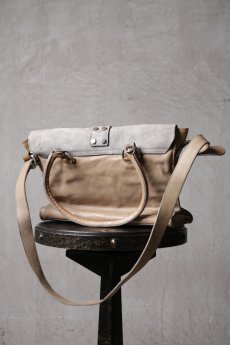 画像9: incarnation / インカネーション / 13M-9557L / HORSE LEATHER + HORSE BUTT LEATHER 2WAY SHOULDER M /WORKER  UNLINED " LARGE " (9)