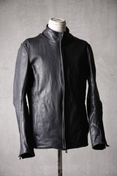 画像4: incarnation / インカネーション / H16-41867 / HEAVY WEIGHT BABY CALF LEATHER HI COLLAR ZIP BLOUSON JB-5 TYPE 2 (4)