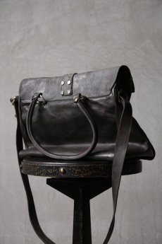 画像11: incarnation / インカネーション / 13M-9557L / HORSE LEATHER + HORSE BUTT LEATHER 2WAY SHOULDER M /WORKER  UNLINED " LARGE " (11)