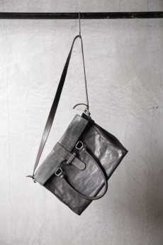 画像4: incarnation / インカネーション / 13M-9557L / HORSE LEATHER + HORSE BUTT LEATHER 2WAY SHOULDER M /WORKER  UNLINED " LARGE " (4)