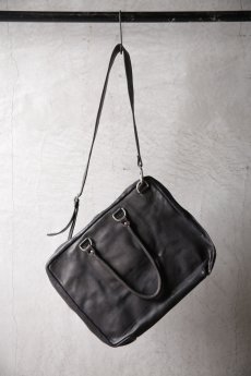 画像2: incarnation / インカネーション / 14-9737 / CALF LEATHER BAG BRIEF CASE  DF-3 LEATHER LINED (2)