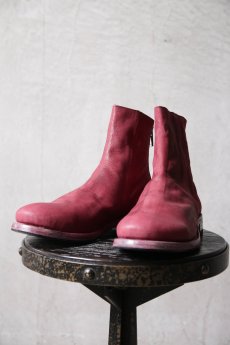 画像1: Portaille / ポルタユ / 37 / " OVER ROCK " BACK ZIP FLAT SOLE BOOTS  (1)