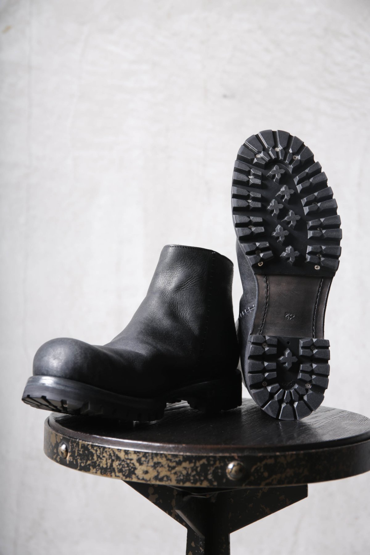 画像8: Portaille / ポルタユ / 46 / " OVER ROCK " SHORT DRAPE BOOTS  (8)