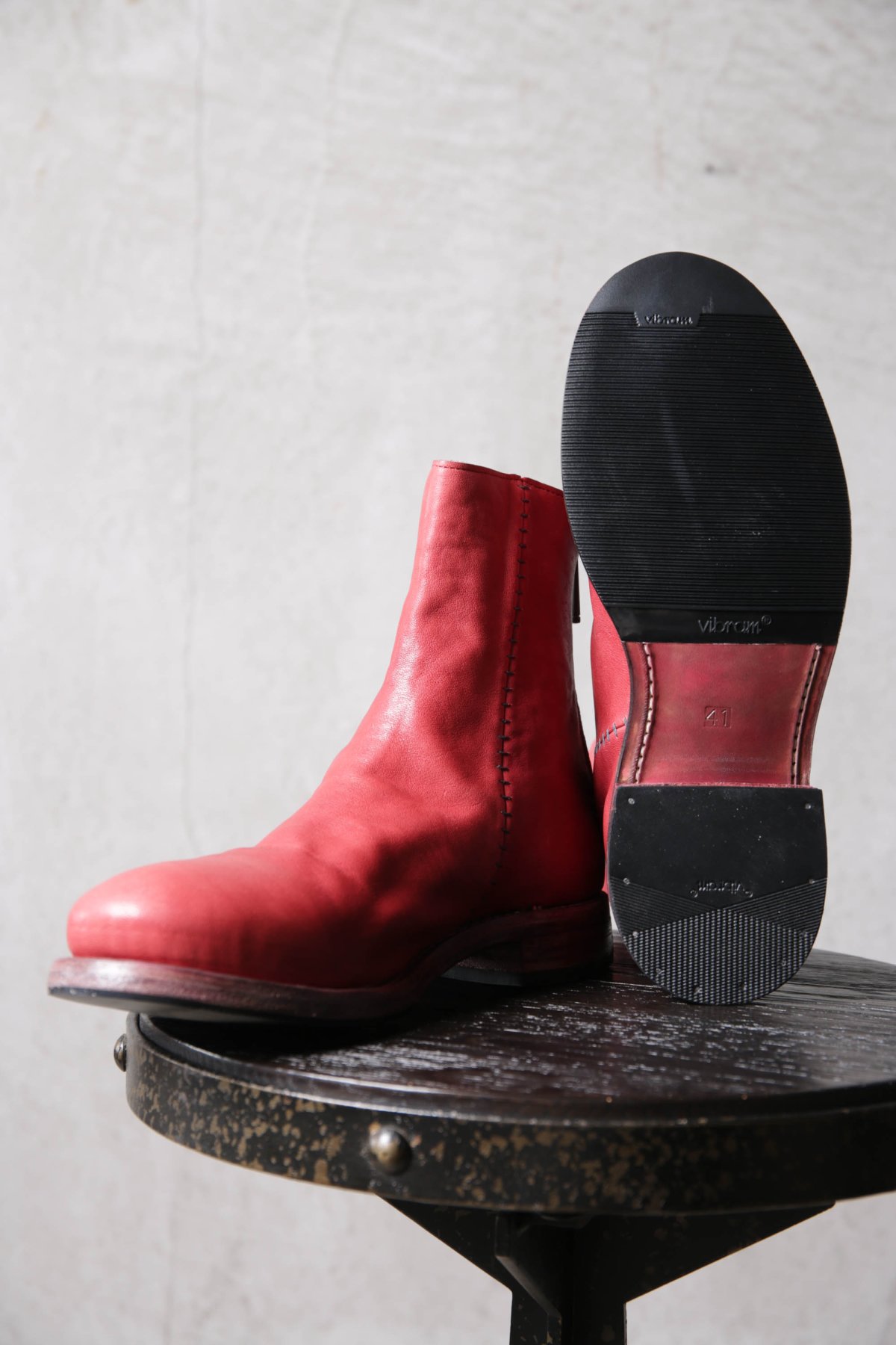 画像6: Portaille / ポルタユ / 37 / " OVER ROCK " BACK ZIP FLAT SOLE BOOTS  (6)