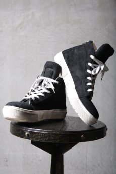 画像2: Portaille / ポルタユ / PL2005-VIB1574 / " BACK ZIP " LACE UP SNEAKER BOOTS  (2)