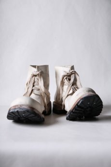 画像5: Portaille / ポルタユ / PL2003 / " 4 HOLE " BACK ZIP LACE UP BOOTS  (5)