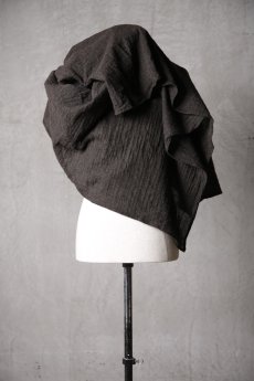 画像10: Thee Old CIRCUS / F007-3302 / 2/48 Rust wool gauze / MaMaMant HOODIE (10)