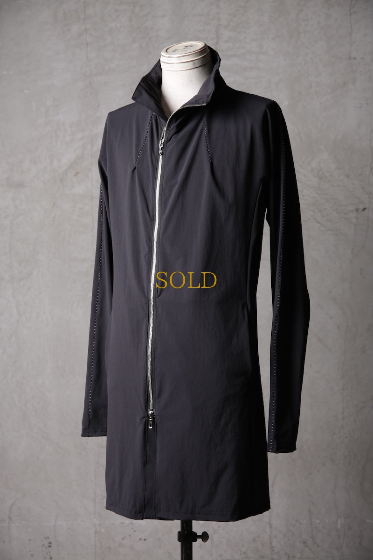 画像4: Thee OLD CIRCUS / F006-1204 / Freeway nylon cloth RW protect / Dole DISTORTION NECK LONG SLEEVE LONG LENGTH (4)