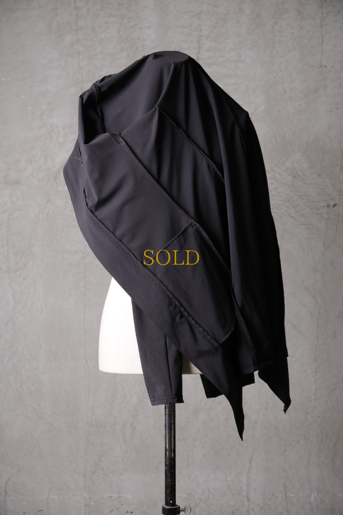 画像11: Thee OLD CIRCUS / F006-1204 / Freeway nylon cloth RW protect / Dole DISTORTION NECK LONG SLEEVE LONG LENGTH (11)