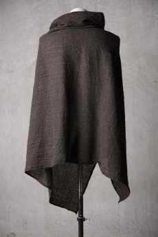 画像9: Thee Old CIRCUS / F007-3302 / 2/48 Rust wool gauze / MaMaMant HOODIE (9)