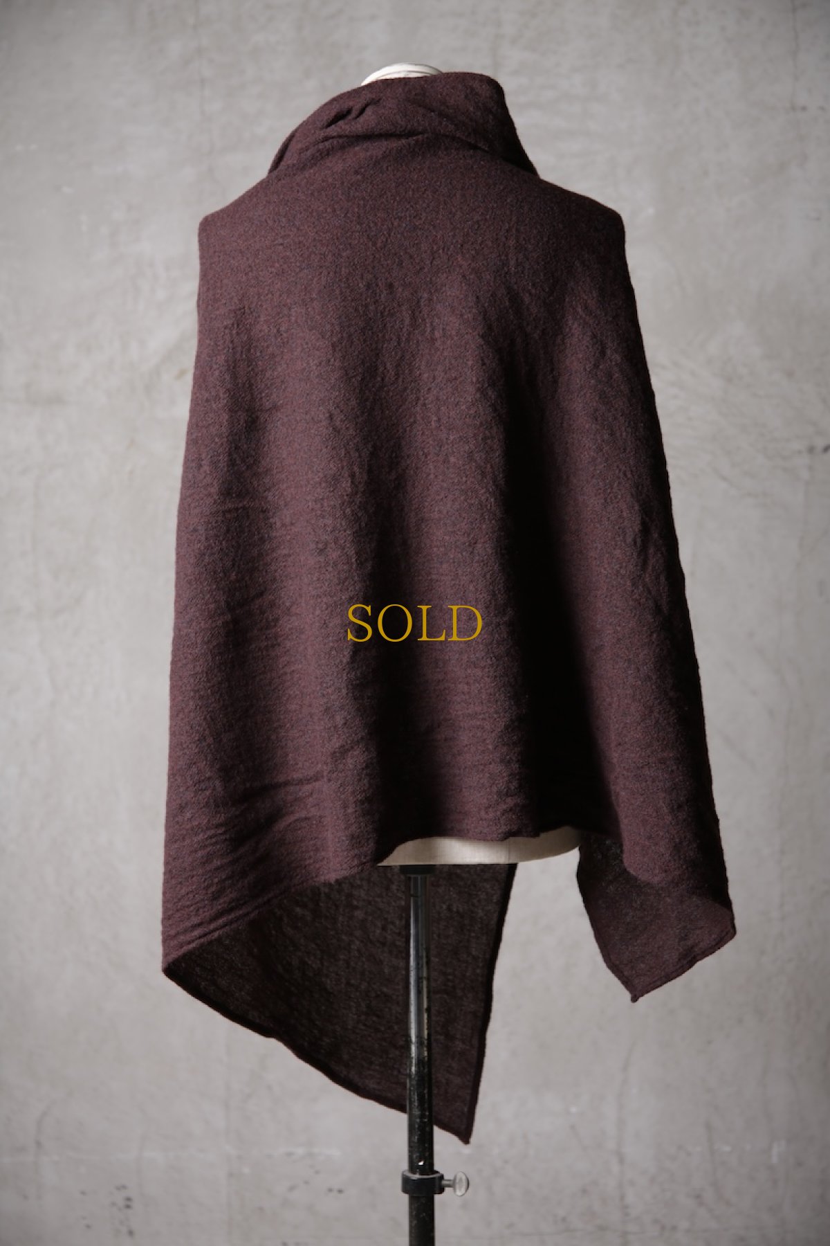 画像27: Thee Old CIRCUS / F007-3302 / 2/48 Rust wool gauze / MaMaMant HOODIE (27)