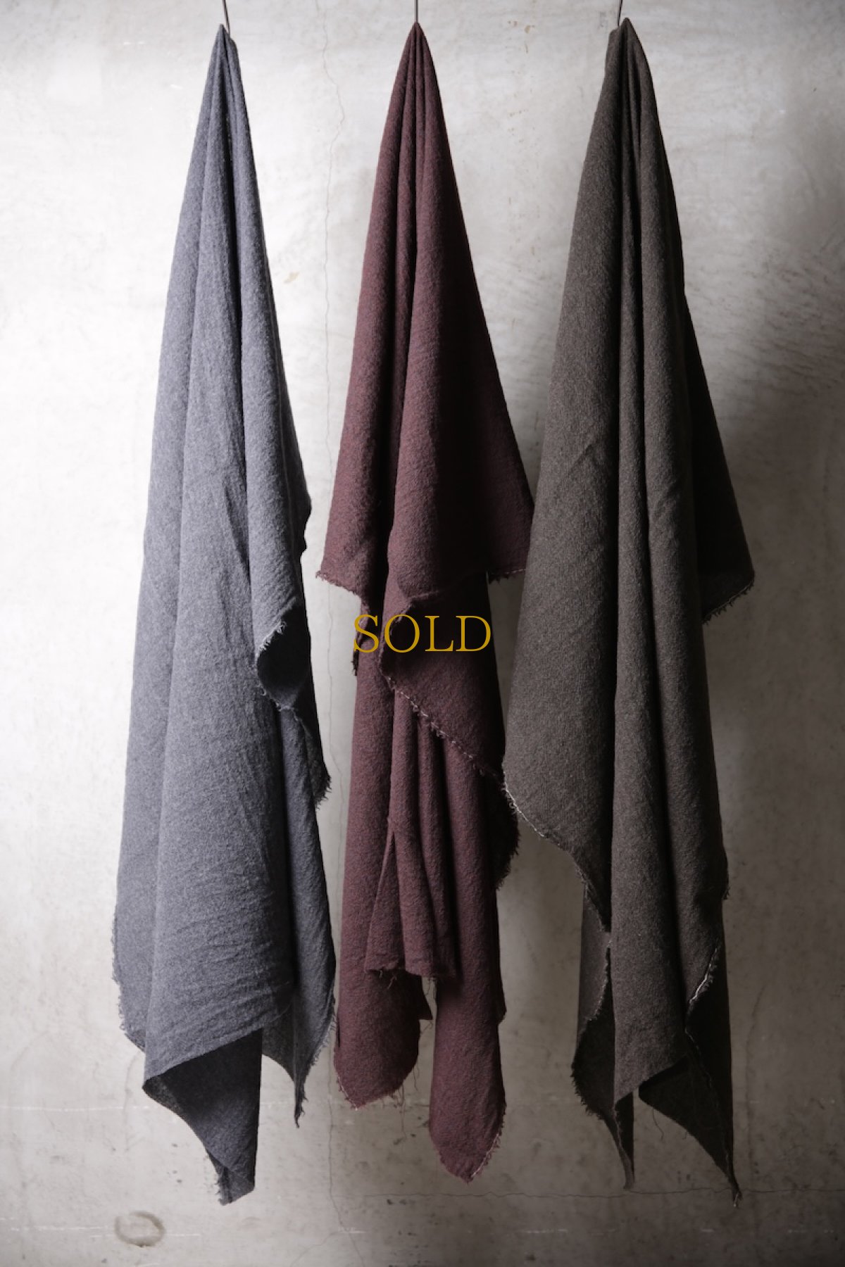 画像29: Thee Old CIRCUS / F007-3302 / 2/48 Rust wool gauze / MaMaMant HOODIE (29)