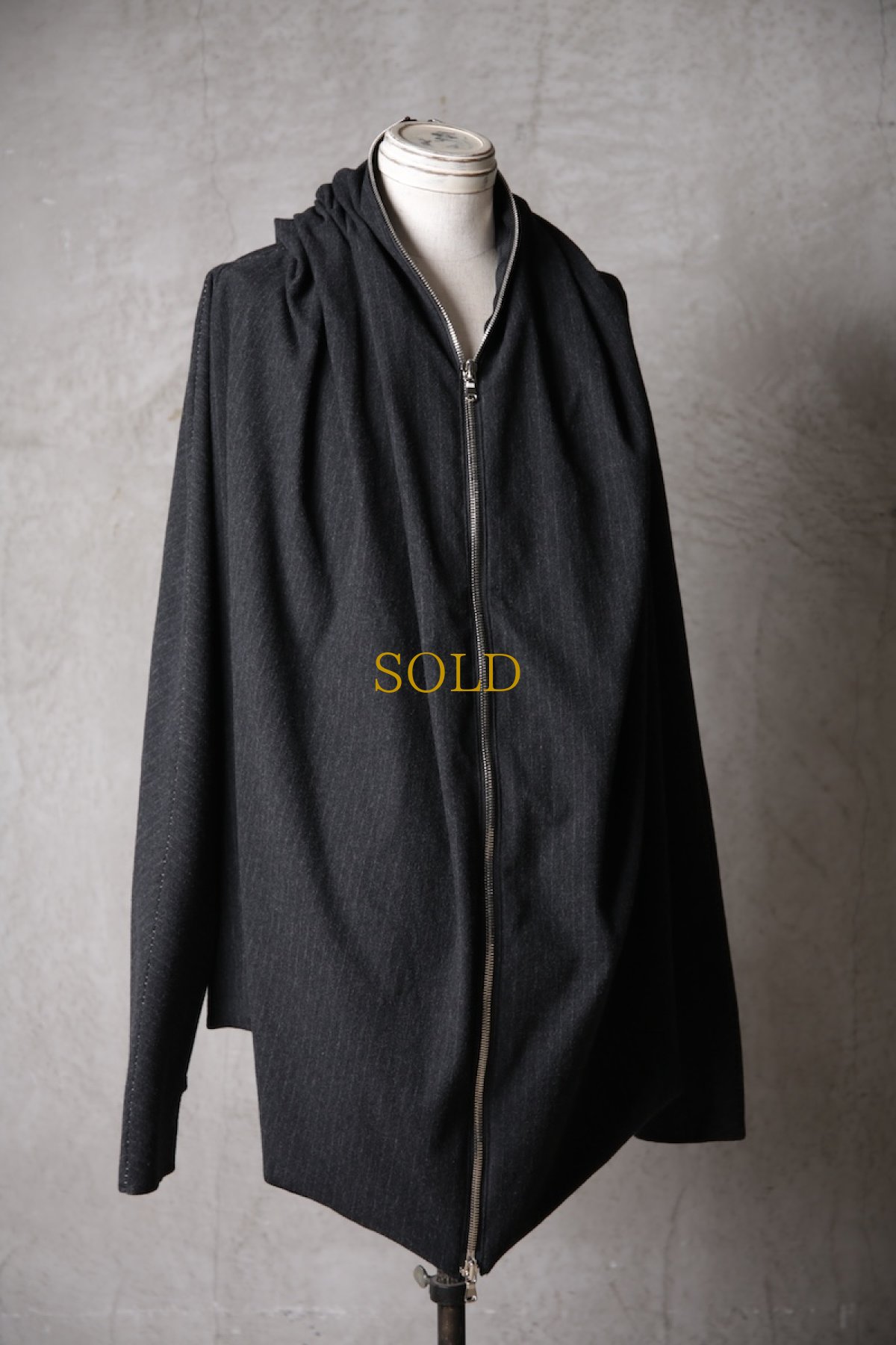 画像4: Wir Lineal / リネアル / KL011-W119 / Protean knit melton Inorganic DRESS YaChe / Wand (4)