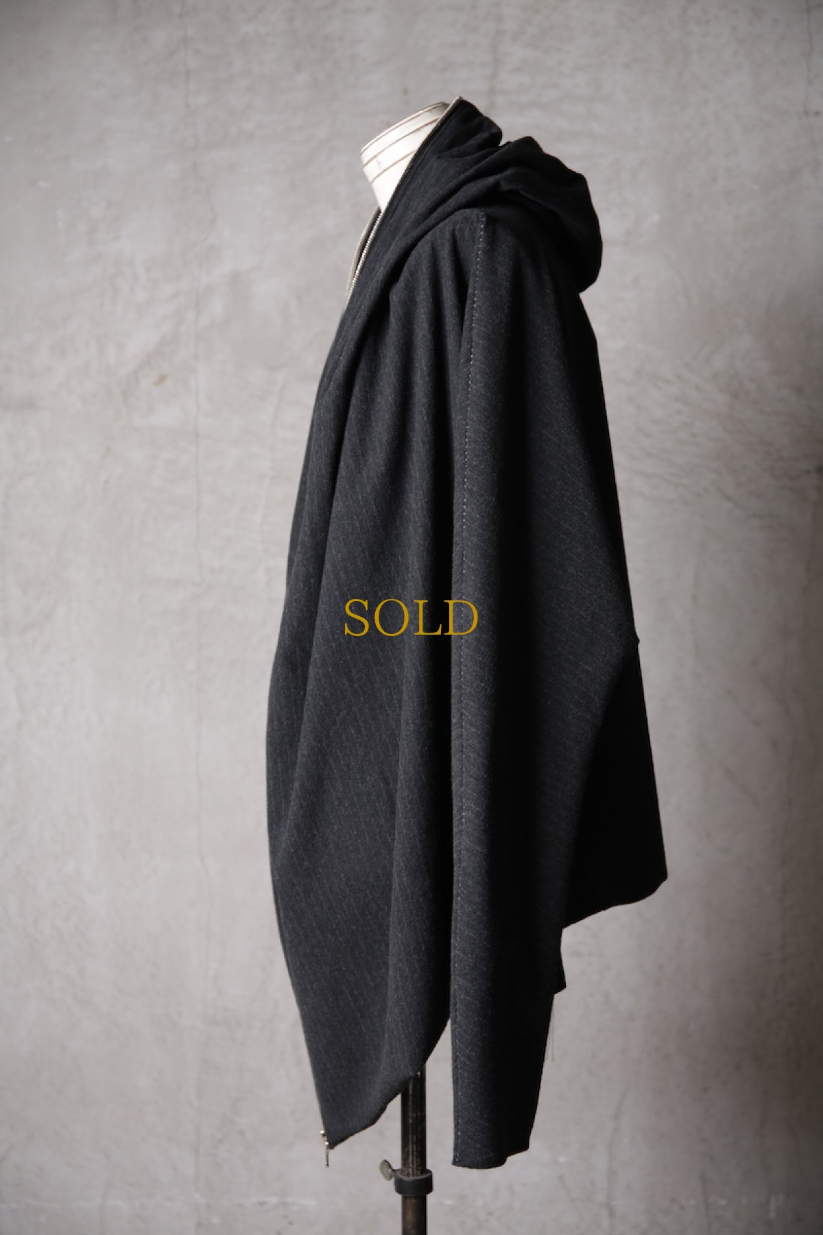 画像6: Wir Lineal / リネアル / KL011-W119 / Protean knit melton Inorganic DRESS YaChe / Wand (6)