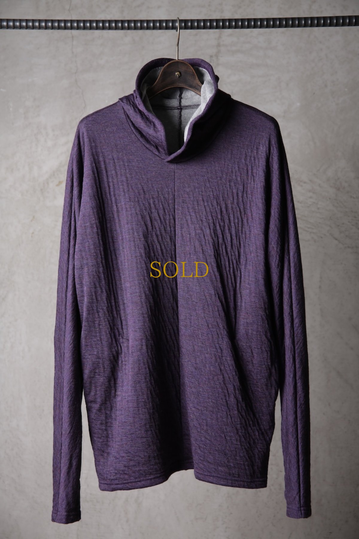 画像1: Wir Lineal / リネアル / KL013-W117 / AC-W/C bandage gauze knit Backcross Calm FOODIE LONG SLEEVE / Abdeckung (1)