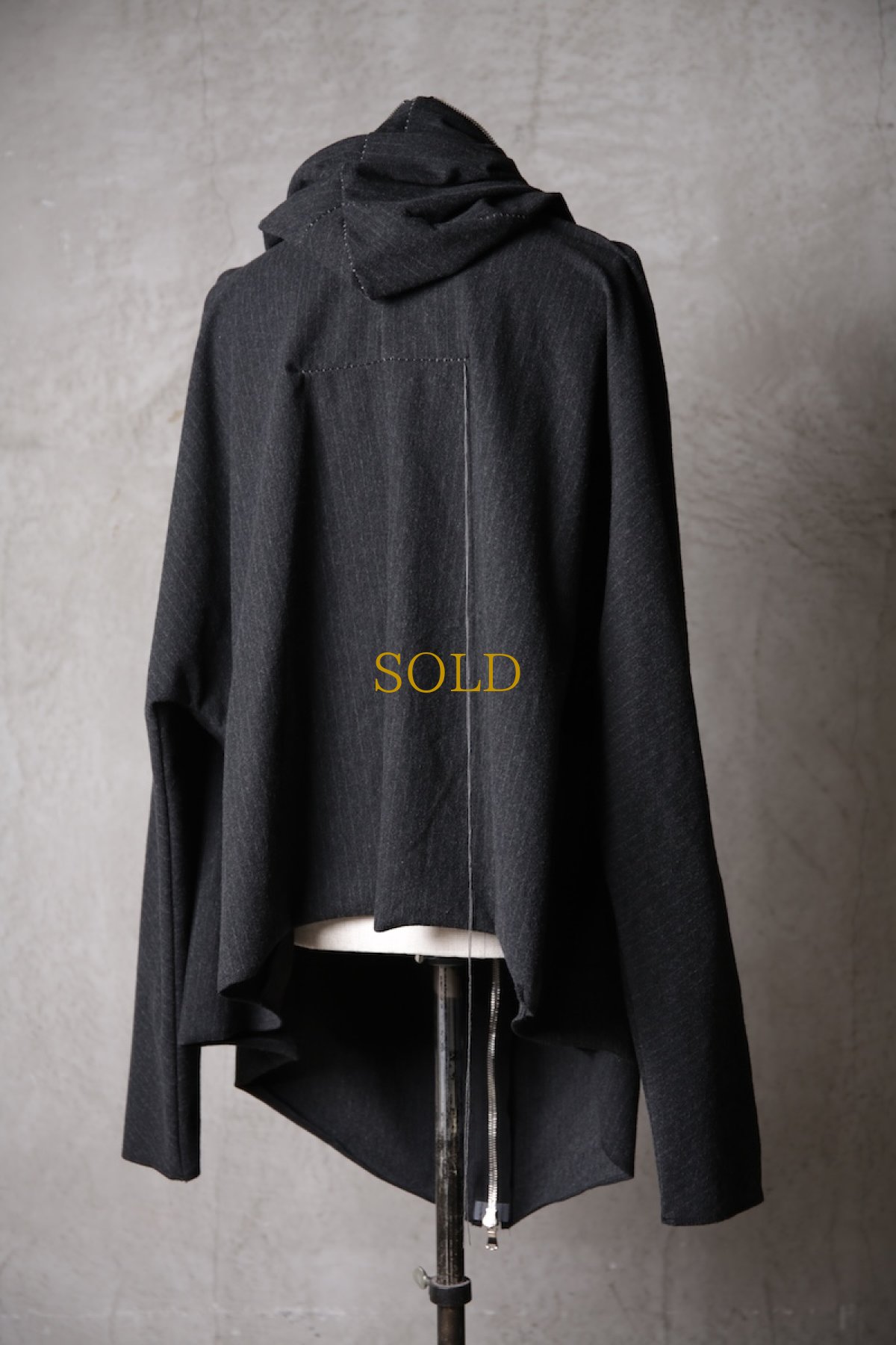 画像7: Wir Lineal / リネアル / KL011-W119 / Protean knit melton Inorganic DRESS YaChe / Wand (7)