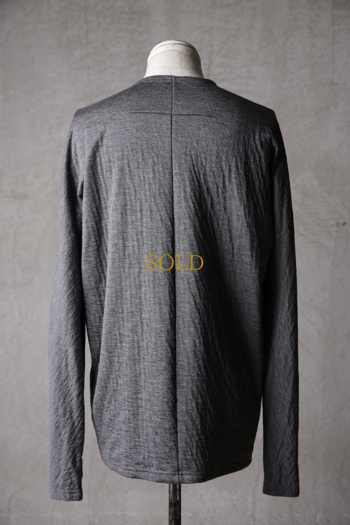 画像9: Wir Lineal / リネアル / KL013-W111 / AC-W/C bandage gauze knit Backcross Calm LONG SLEEVE / Kreuzigung (9)