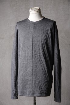 画像3: Wir Lineal / リネアル / KL013-W111 / AC-W/C bandage gauze knit Backcross Calm LONG SLEEVE / Kreuzigung (3)