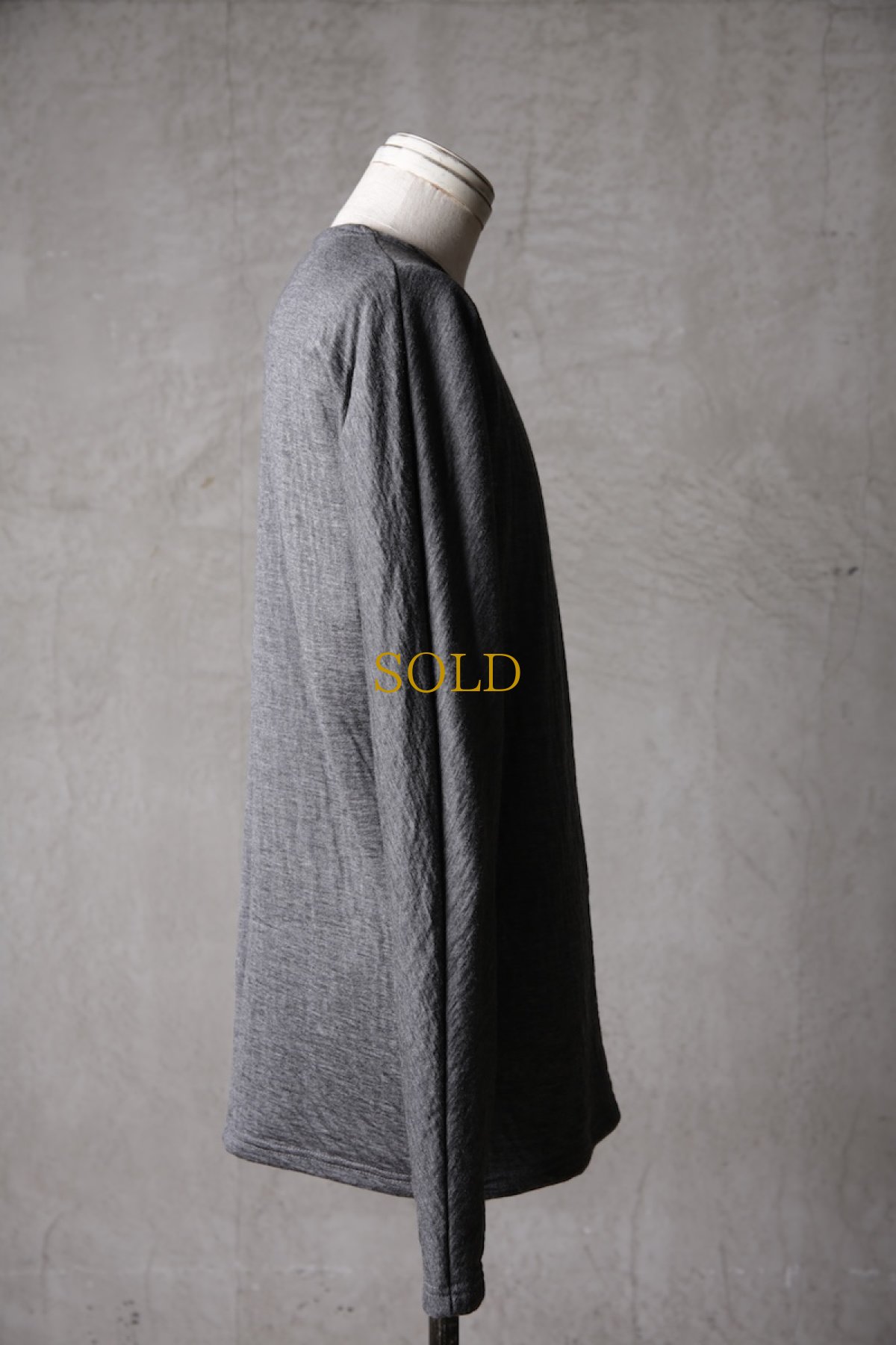 画像6: Wir Lineal / リネアル / KL013-W111 / AC-W/C bandage gauze knit Backcross Calm LONG SLEEVE / Kreuzigung (6)