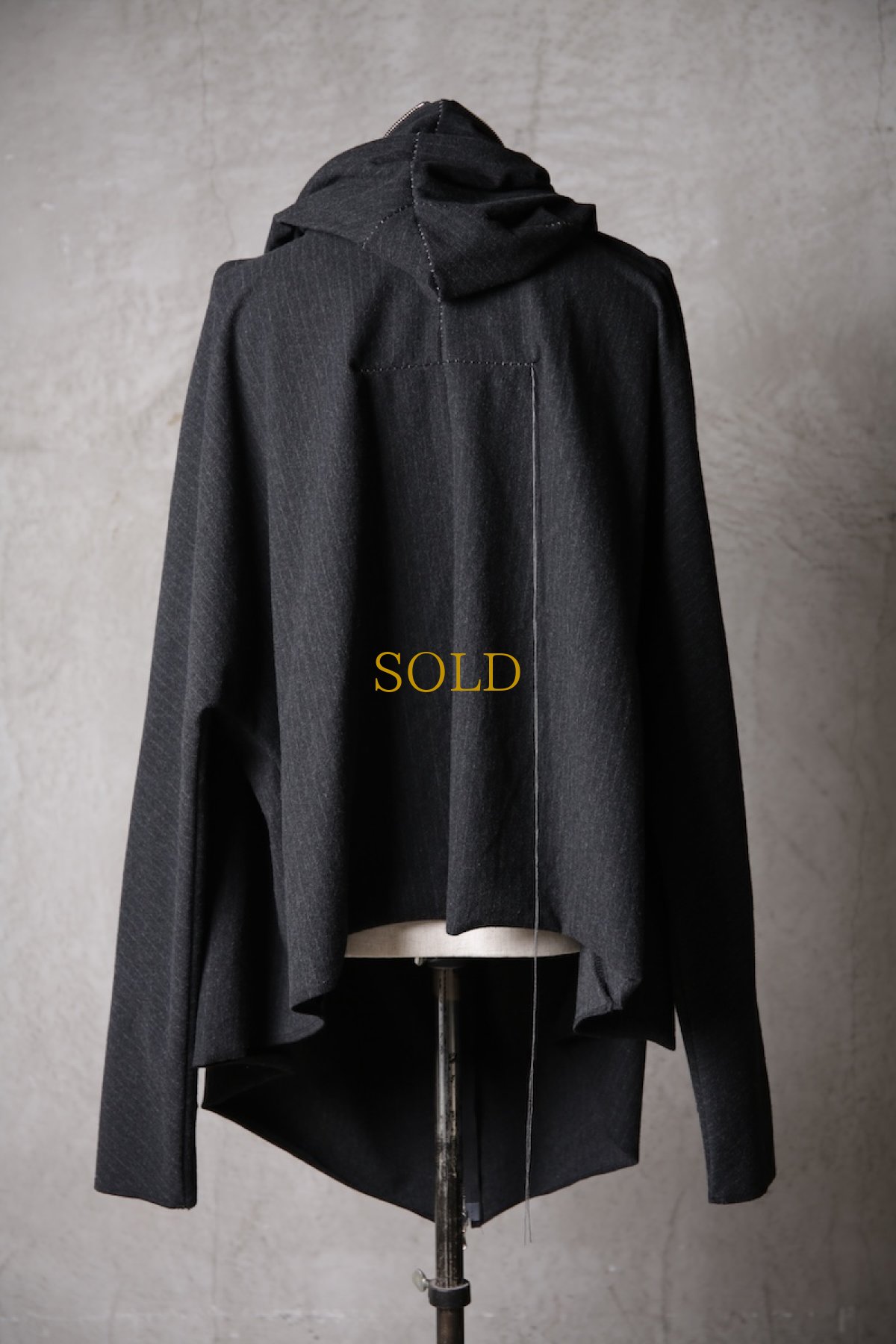 画像9: Wir Lineal / リネアル / KL011-W119 / Protean knit melton Inorganic DRESS YaChe / Wand (9)