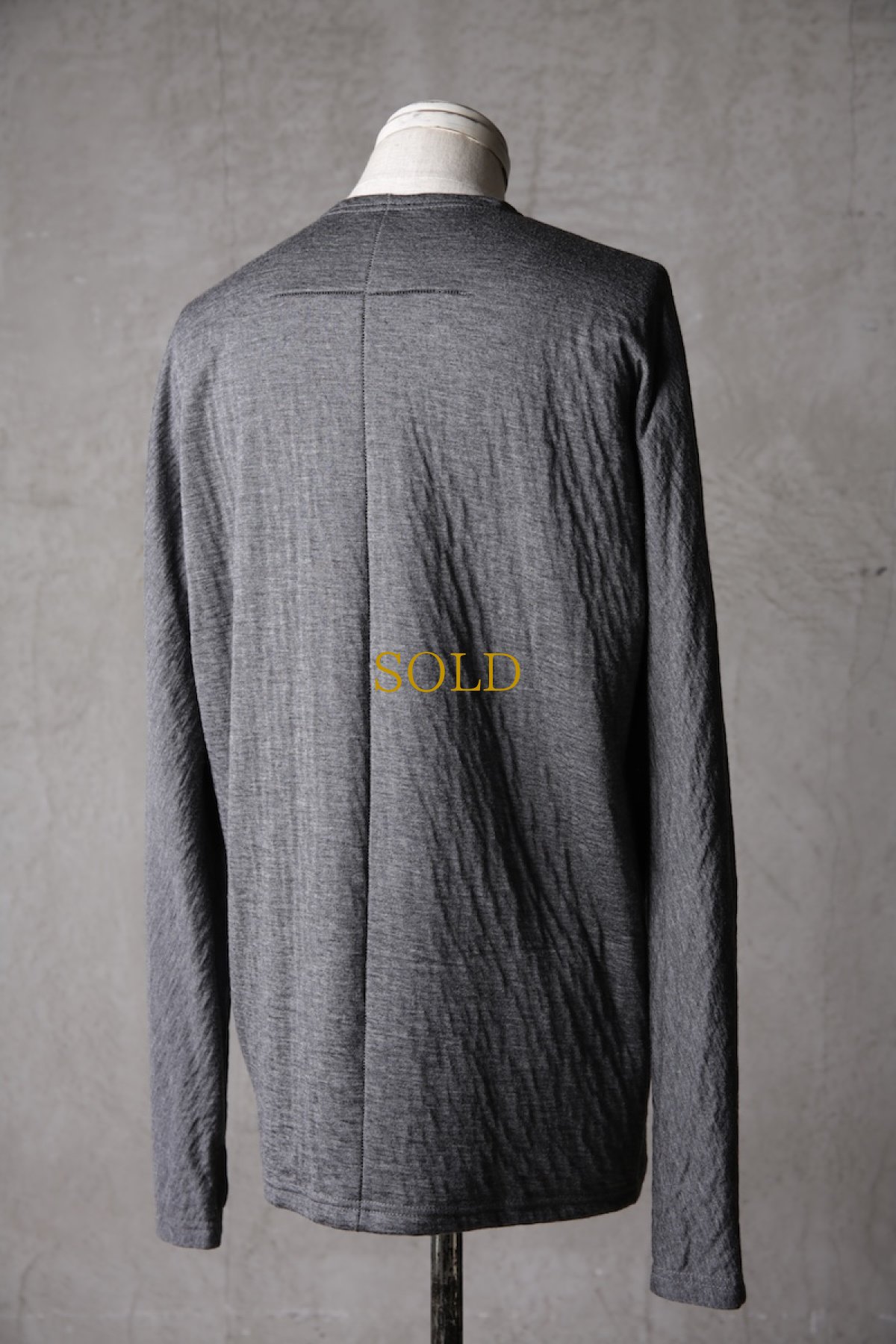 画像8: Wir Lineal / リネアル / KL013-W111 / AC-W/C bandage gauze knit Backcross Calm LONG SLEEVE / Kreuzigung (8)