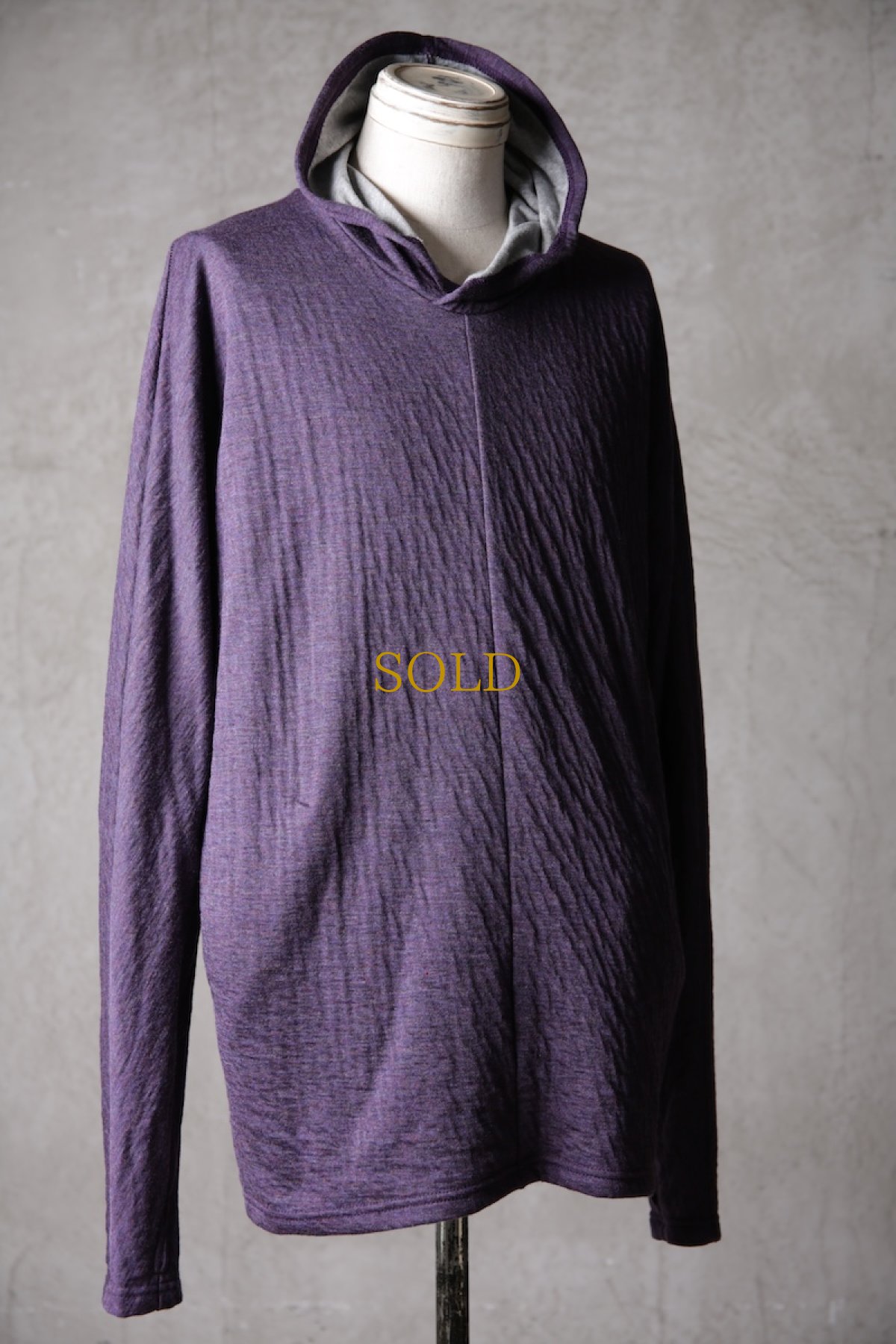 画像4: Wir Lineal / リネアル / KL013-W117 / AC-W/C bandage gauze knit Backcross Calm FOODIE LONG SLEEVE / Abdeckung (4)