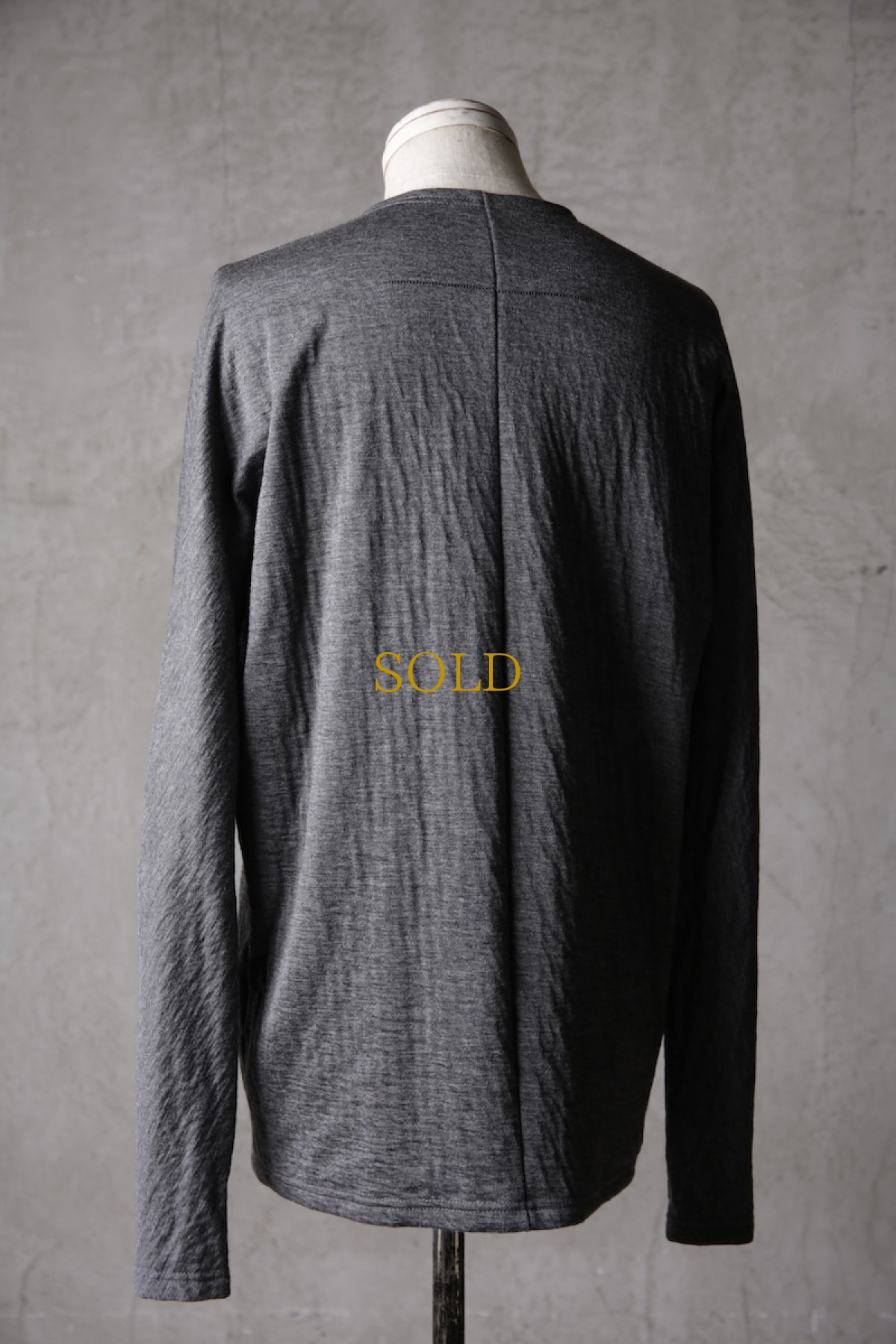画像7: Wir Lineal / リネアル / KL013-W111 / AC-W/C bandage gauze knit Backcross Calm LONG SLEEVE / Kreuzigung (7)