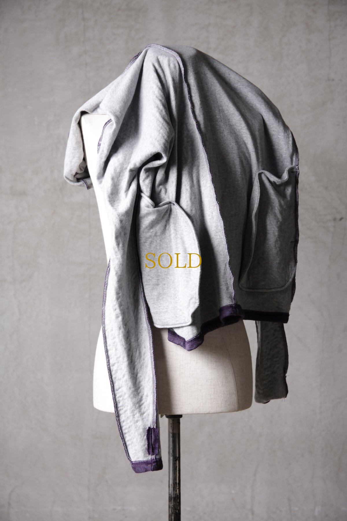 画像10: Wir Lineal / リネアル / KL013-W117 / AC-W/C bandage gauze knit Backcross Calm FOODIE LONG SLEEVE / Abdeckung (10)