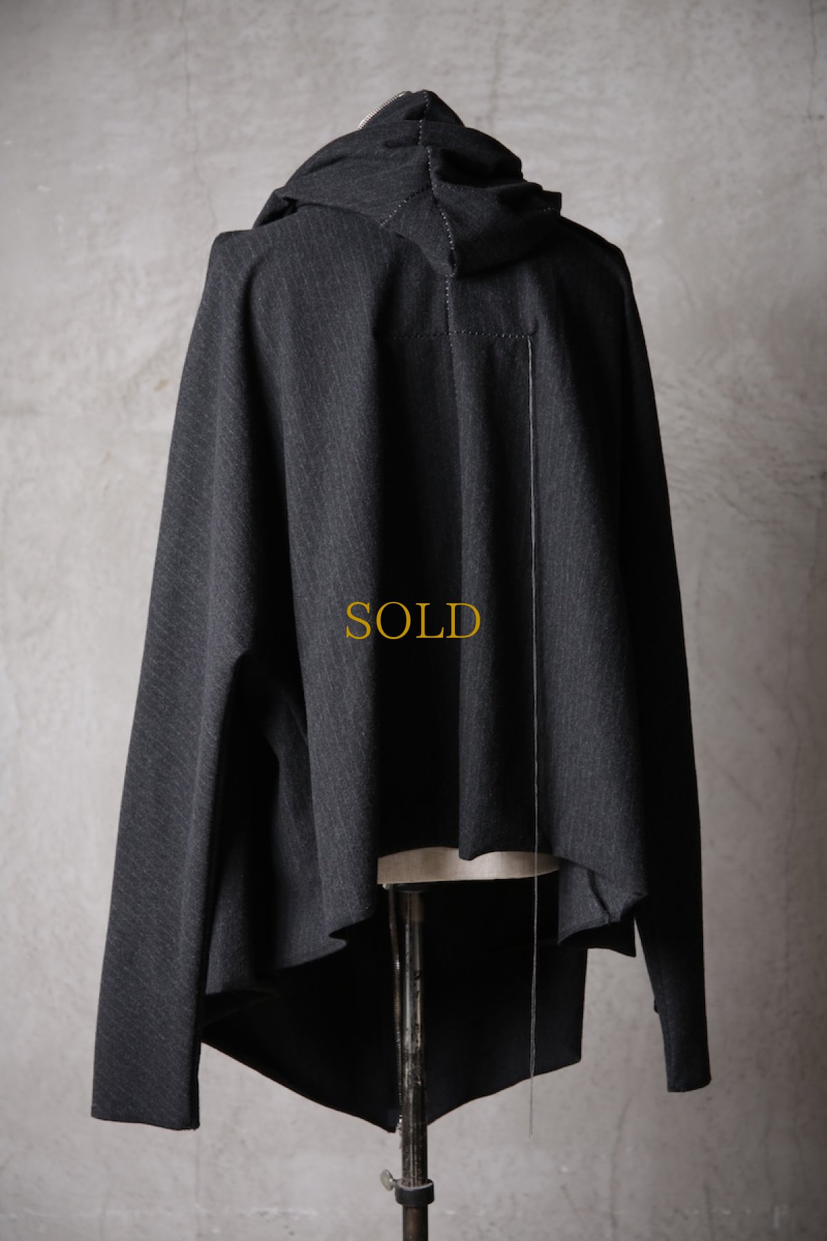 画像8: Wir Lineal / リネアル / KL011-W119 / Protean knit melton Inorganic DRESS YaChe / Wand (8)